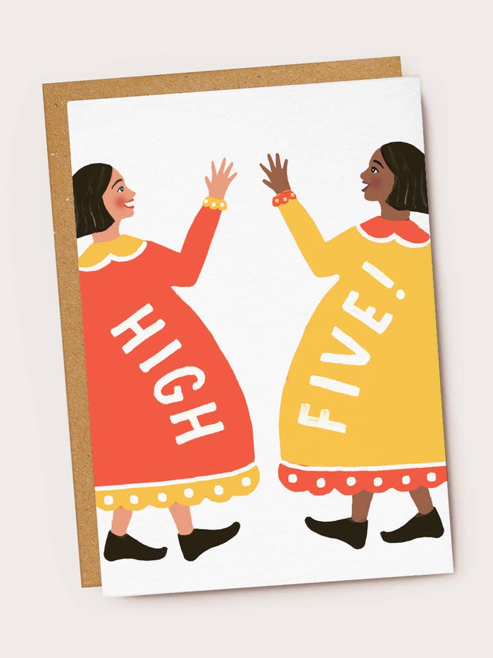 High Five ! Carte d'amitié pour la vente par Jade Fisher