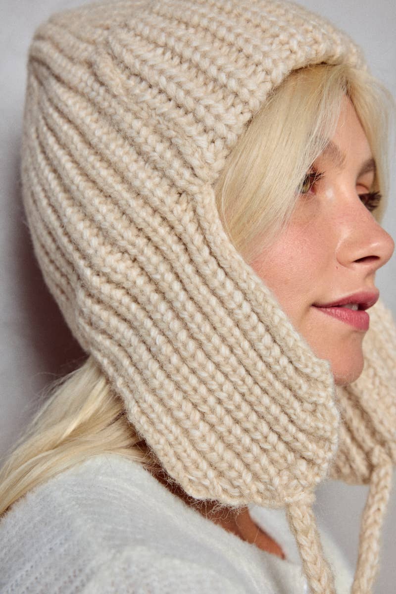 BYREN | ÉLINE L'ATELIER - Wholesale Beanie - Women's - Wool Earflap Beanie MJ205SD10