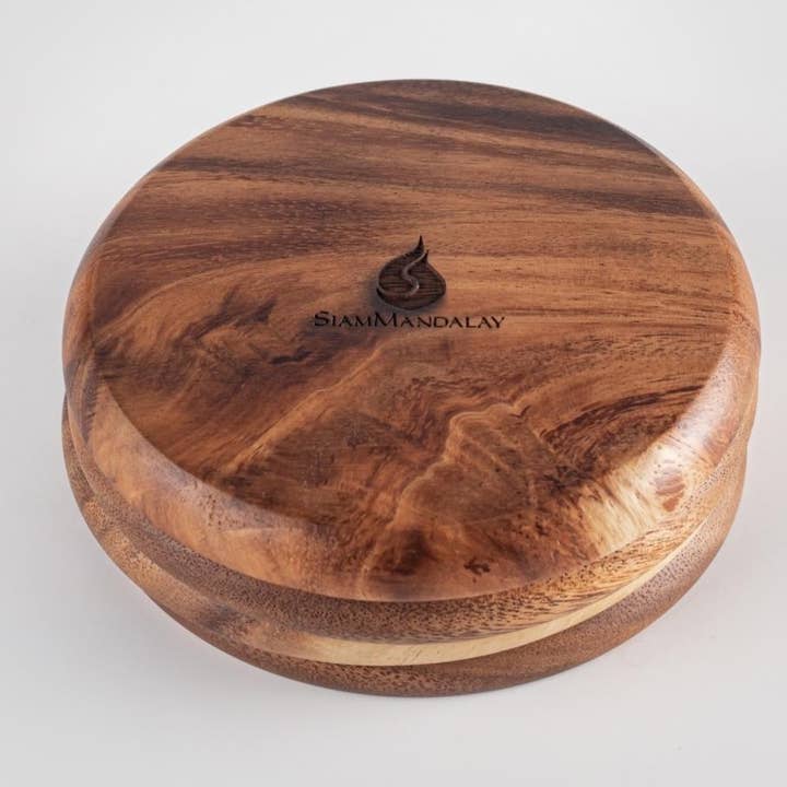 SMI Designs Wooden Puzzles - Wholesale Serving tray - Gourmet Acacia Wood Charger Plates: Serving Trays Set of 42