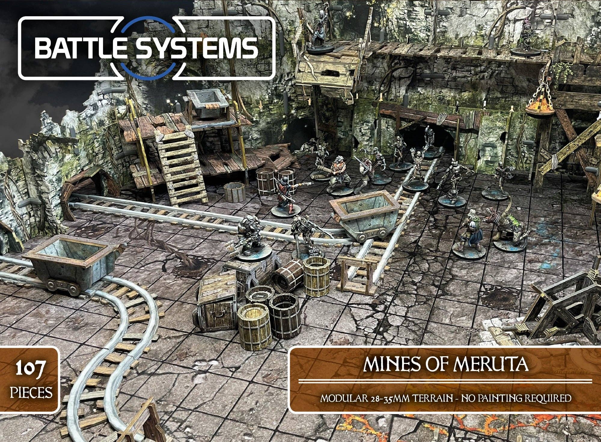 QMDirect - Wholesale Board Game - Battle Systems: Fantasy Dungeon - Mines of Meruta0