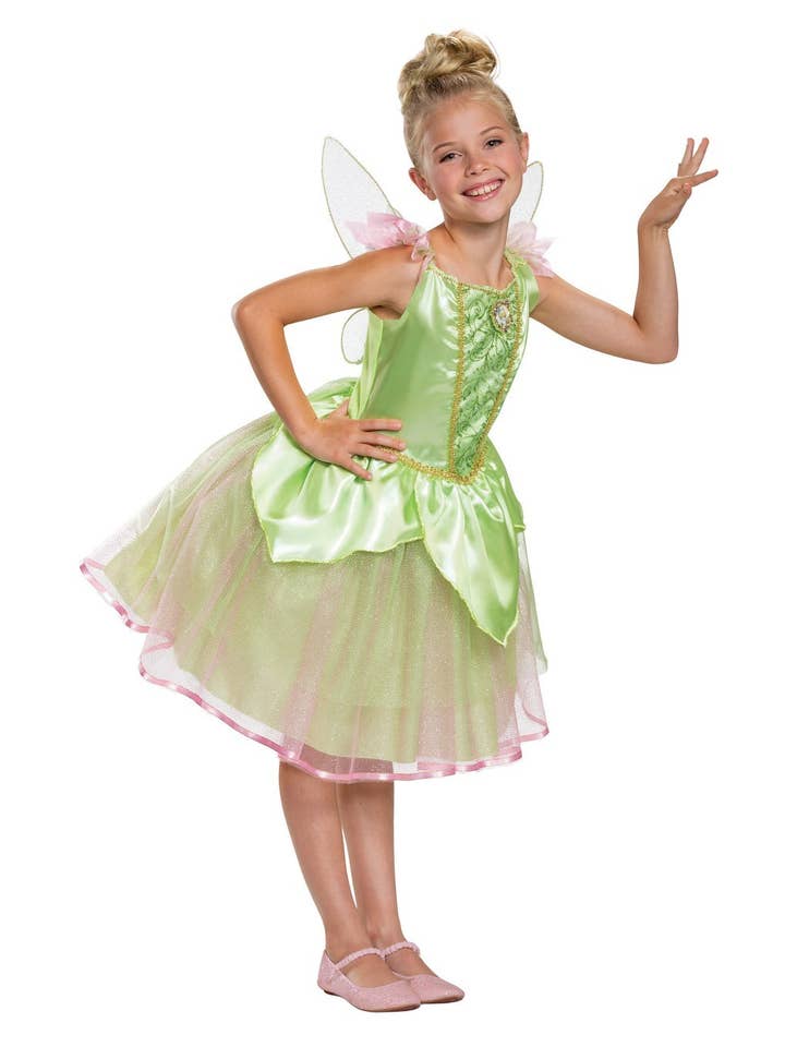 Disney™ Fée Clochette - Costume Deluxe - enfant - 3/4 ans pour la vente par P'tit Clown