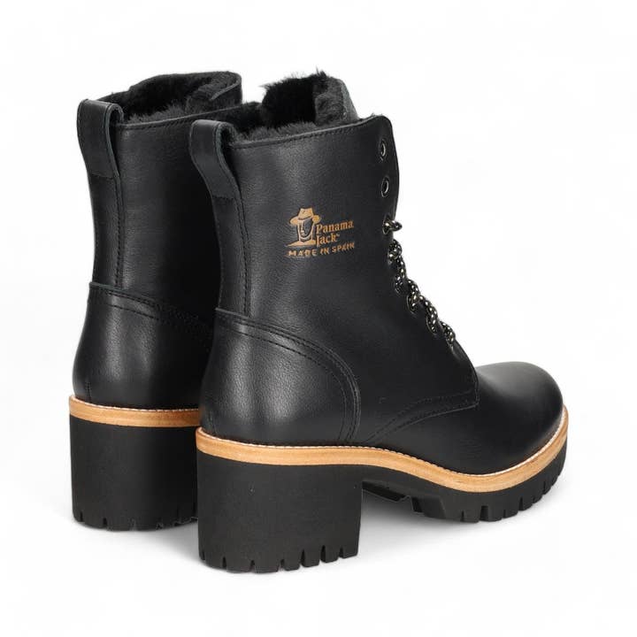 Negro Botas Padma B11 de Cuero Negro para Mujer de Panama Jacks de venta al por mayor en Faire