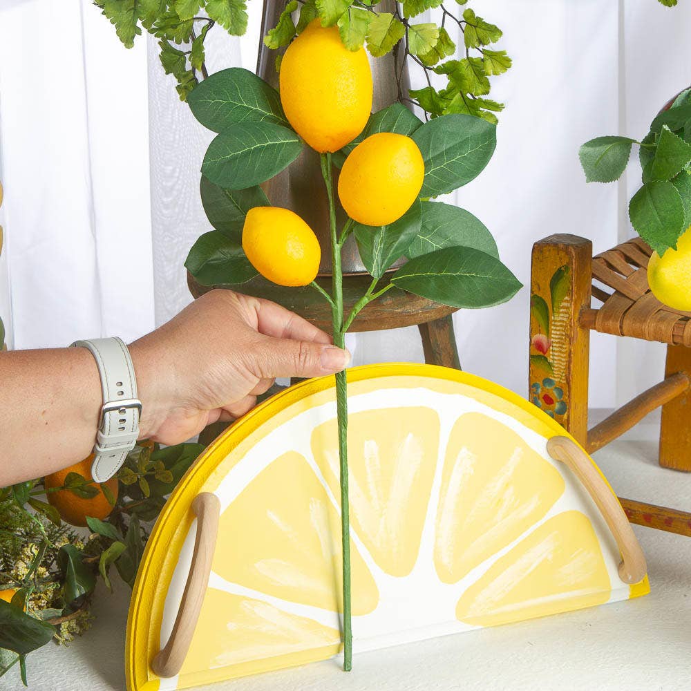 Factory Direct Craft – wholesale Artificial plant – Faux Lemons Spray 2