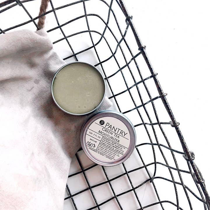Pantry Products - Skin, Body, + Wellness – Großhandel Gesichts-Feuchtigkeitscreme – Grüntee-Gesichtsfeuchtigkeitscreme - 2 Unzen, Matcha + Hagebuttenbalsam1