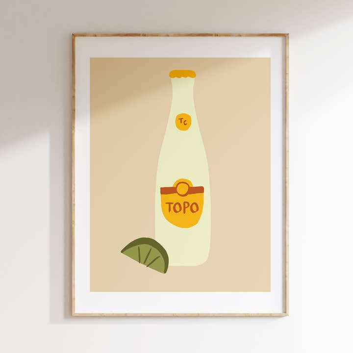 corey carbo - Wholesale Art Print - Topo Chico with Lime0