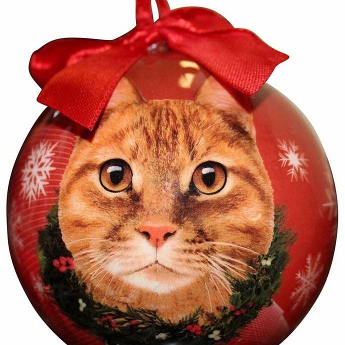 Tabby, Orange Kattebold Ornament for engroshandel hos E&S Pets