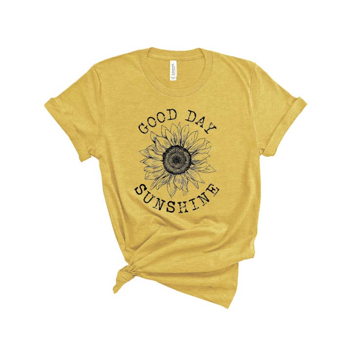 GOOD DAY SUNSHINE T-SHIRT for wholesale by dkhandmade
