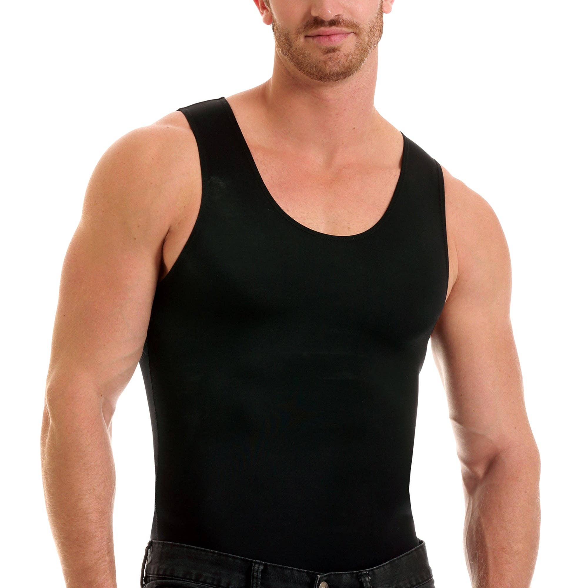 InstantFigure - Wholesale Shirt - Men's - Insta Slim Big & Tall Compression Muscle Tank MS0001BT4