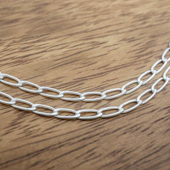 Figaro Chain for wholesale by Corazón Sterling