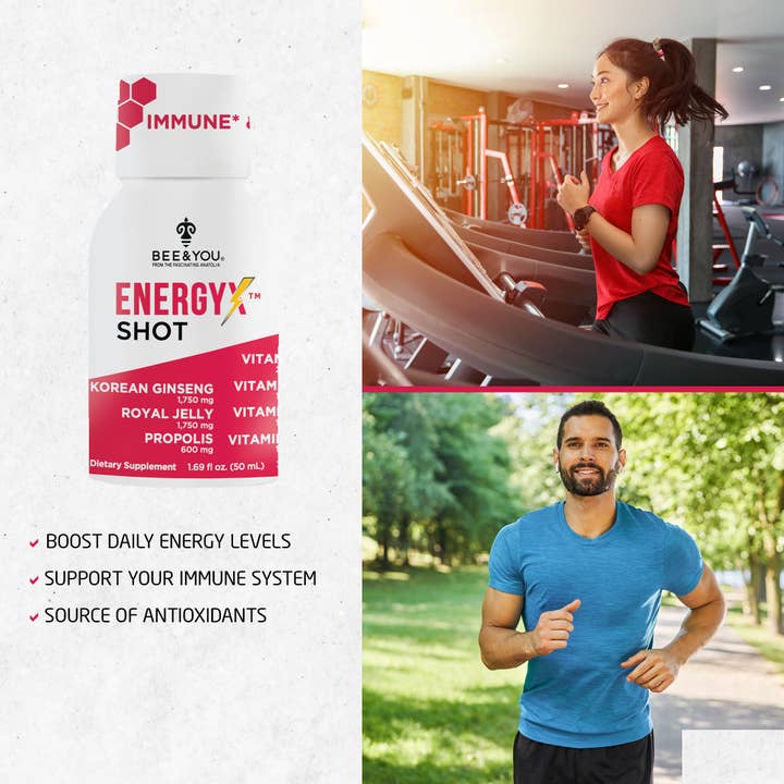 BEE&YOU – Großhandel Nahrungsergänzungsmittel/Vitamin zum Einnehmen – BEE and You Energy X Shot (koffeinfrei)
