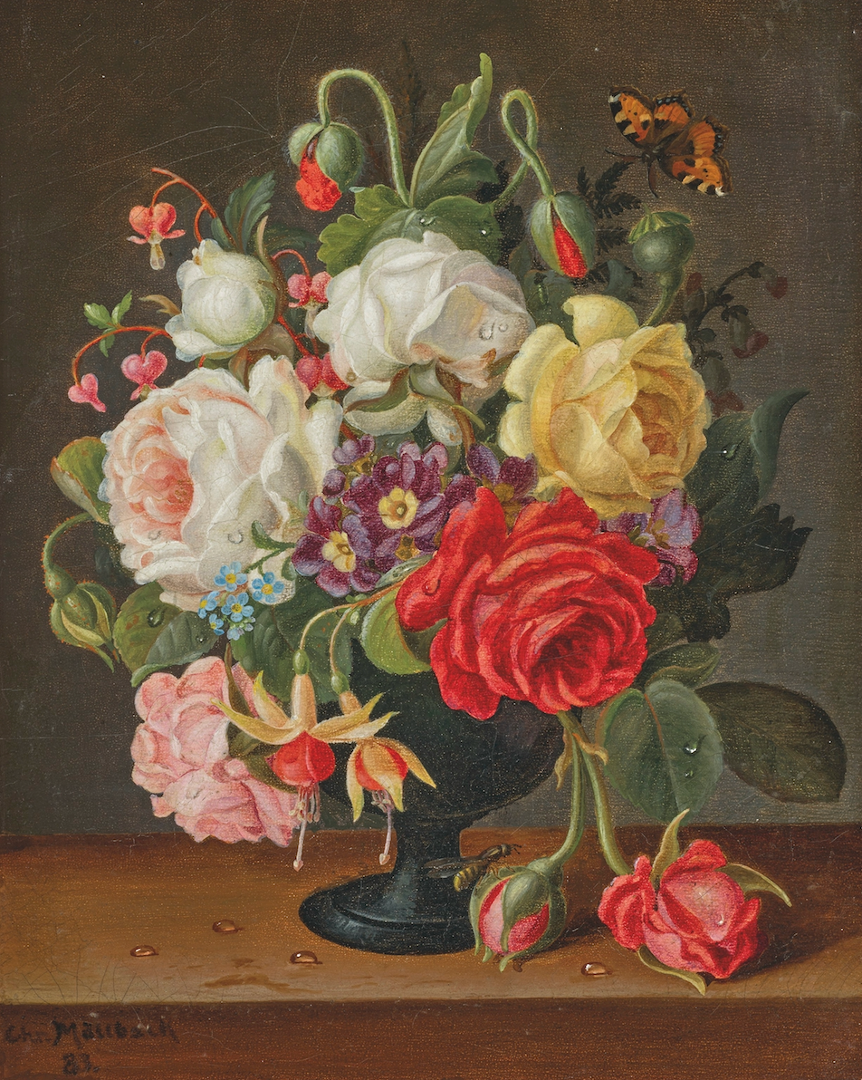 Sea to Skye - Wholesale Art Print - Still Life Florals 19th Century I Antique Art Print 1