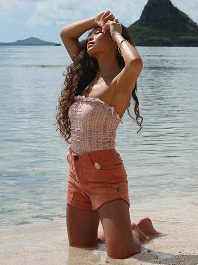 Retro Fickshorts - Korallmanchester för wholesale av Wings Hawaii