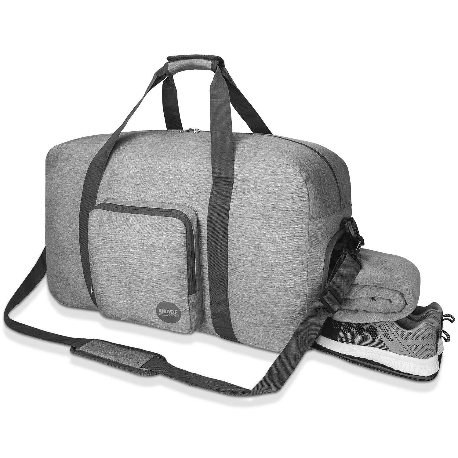 wandf - Wholesale Weekender bag – Unisex - Foldable Large Bulk Duffle Bag 24" With Shoe Compartment26