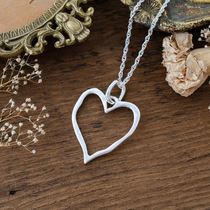 giving heart necklace for wholesale by Wild Abandon Jewelry