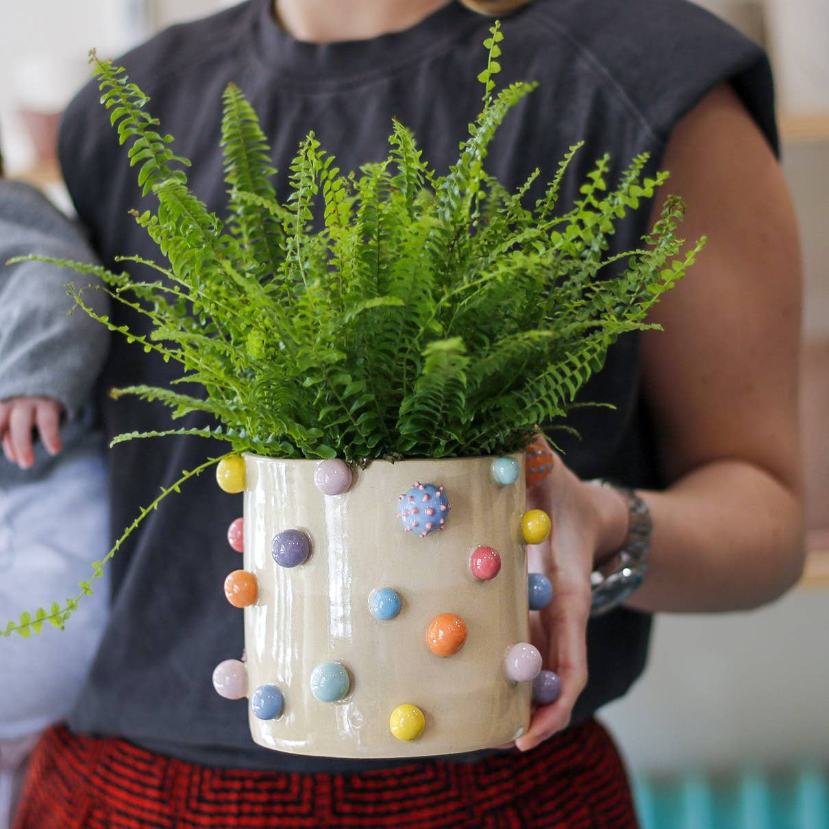 Elena Ágata Ceramics – Großhandel Blumentopf – Pompon-Pflanzgefäß2
