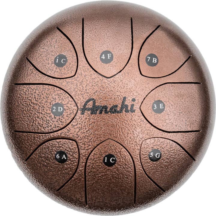 Amahi Ukuleles - Wholesale Musical Instrument - Amahi 8" Steel Tongue Drum4