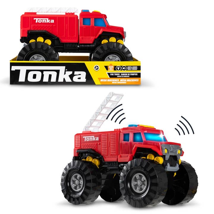 Basic Fun! UK – wholesale Toy car/truck – Child – Tonka Mega Lights And Sounds - Fire Truck Solid Pack