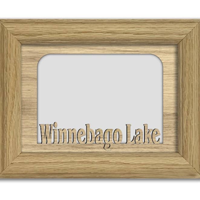 Lake Winnebago | Wisconsin | Hometown City Picture Frame | V for wholesale by Northland Frames and Gifts Inc
