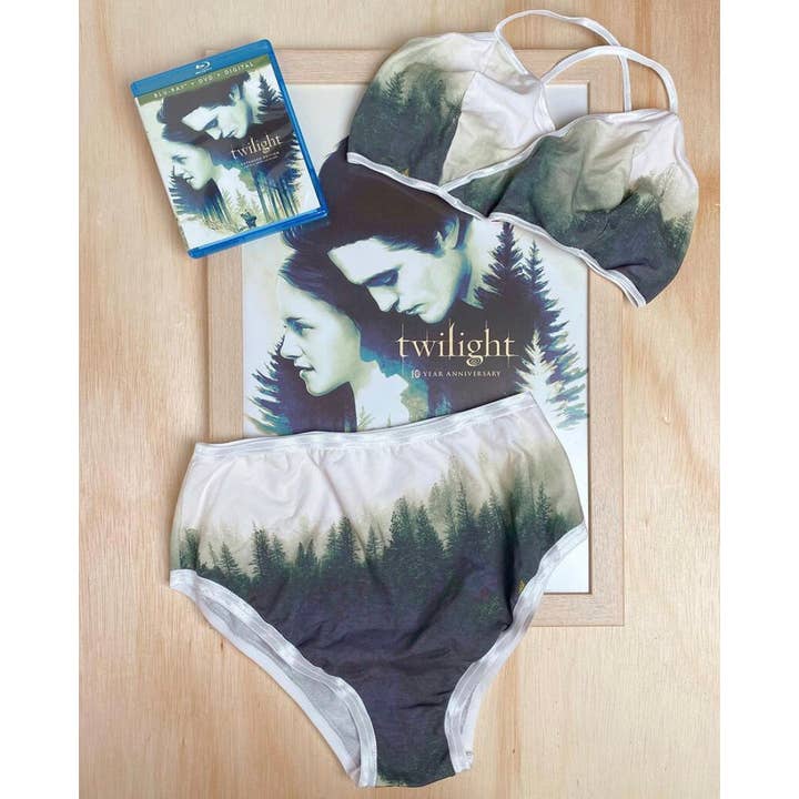 Hey Mavens! – Großhandel Bralette – Damen – Cover of Clouds Bralette//Weicher Cup-BH aus Baumwolle mit Waldmuster5