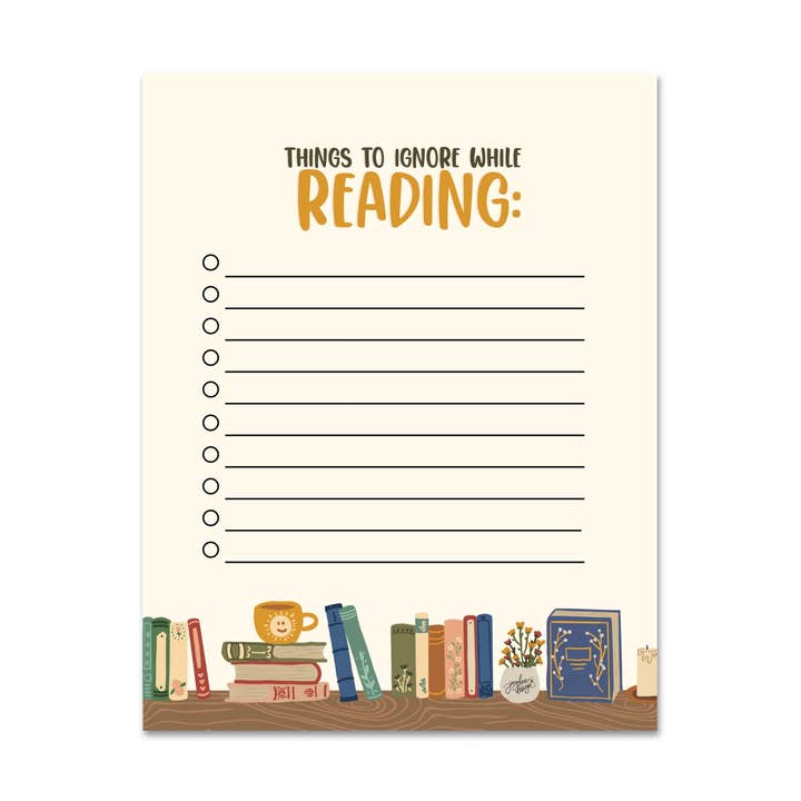 Cosas para ignorar al leer - Bloc de notas para venta al por mayor de Jaybee Design