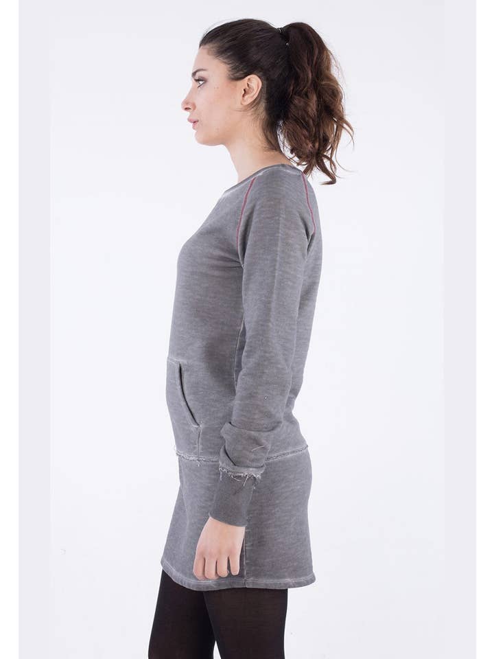 ORGANICATION - Wholesale Dress - Women's - Langarm-Sweatkleid aus Bio-Baumwolle3