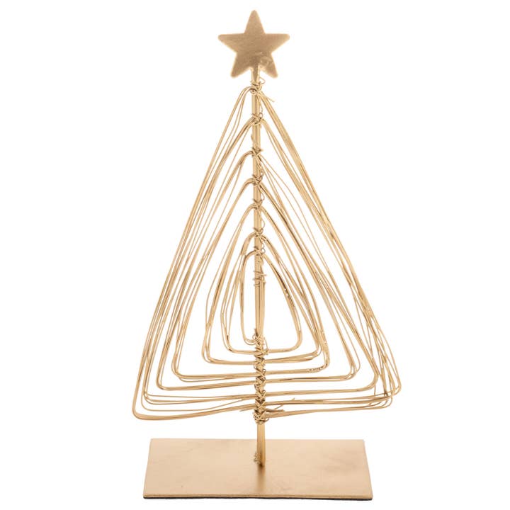 Karma - Wholesale Christmas Decoration - Spiral Wire Flat Trees