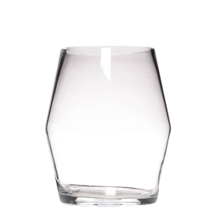 Vosteen - Wholesale Vase - Glass Vase Vienna, D12.5cm, H15cm, Clear