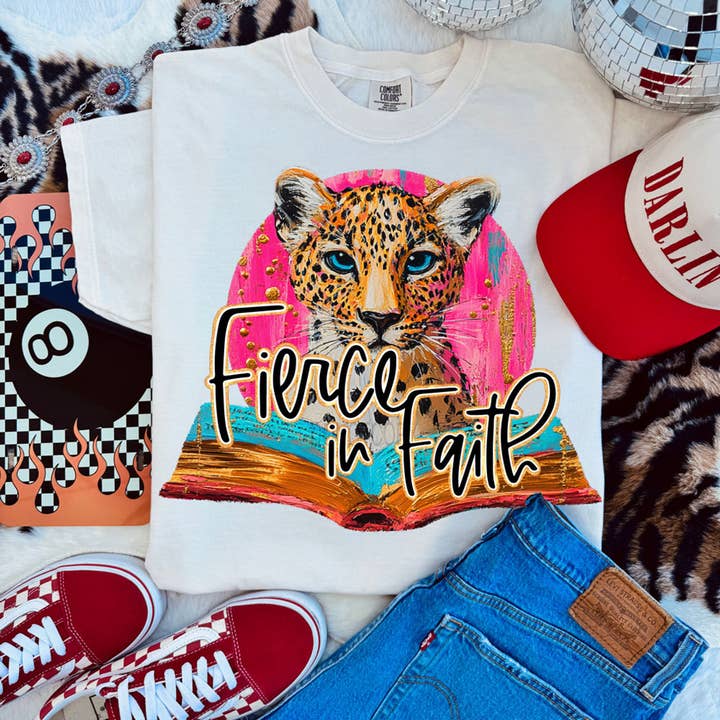 Fierce In Faith DTF Heat Transfer for wholesale by Trendy Transfers