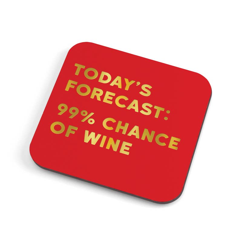Redback Cards UK - Wholesale Coasters - Forecast Coaster0