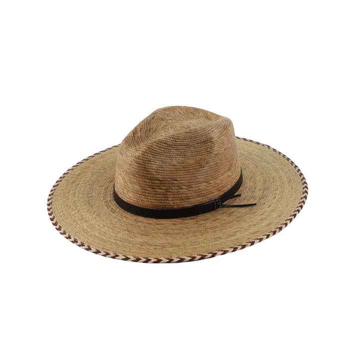 Jeanne Simmons Accessories - Wholesale Straw Hat - Women's - 4" Brim Pinch Top Palm Braid 6627 Hat Spring