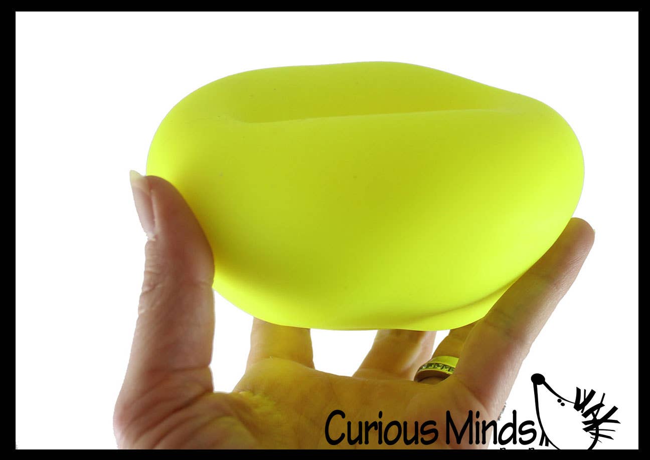 Curious Minds Toys - Wholesale Stress Relief Ball/Dough - 1 Jumbo 4" Doh Stress Stretch Ball - Moldable Pinch Poke Se6