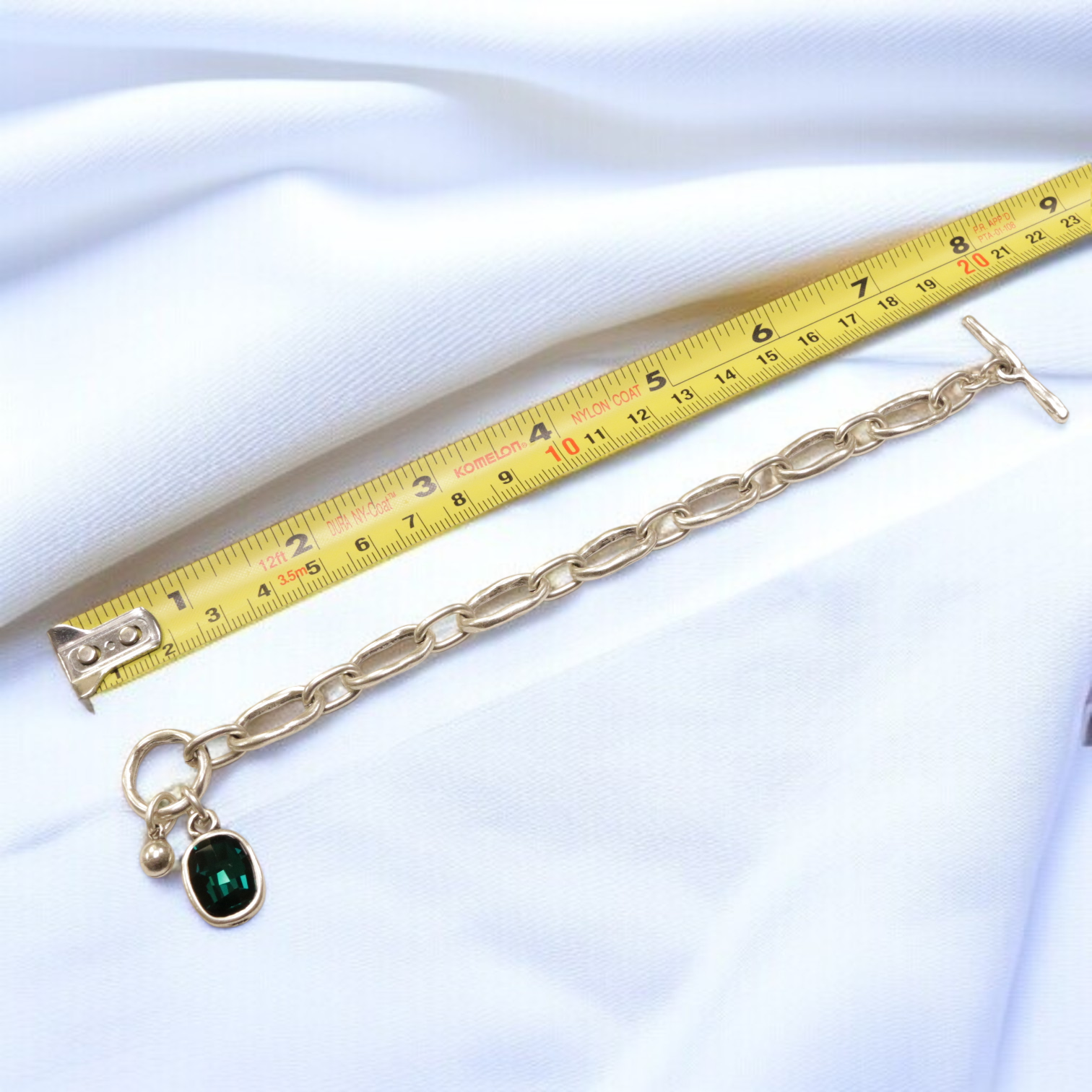 The Ancient Bazaar Jewelry & Accessories – Großhandel Armband mit Charms/Anhängern – Artikel-Nr. NB-2919 grün - Zinnarmband2