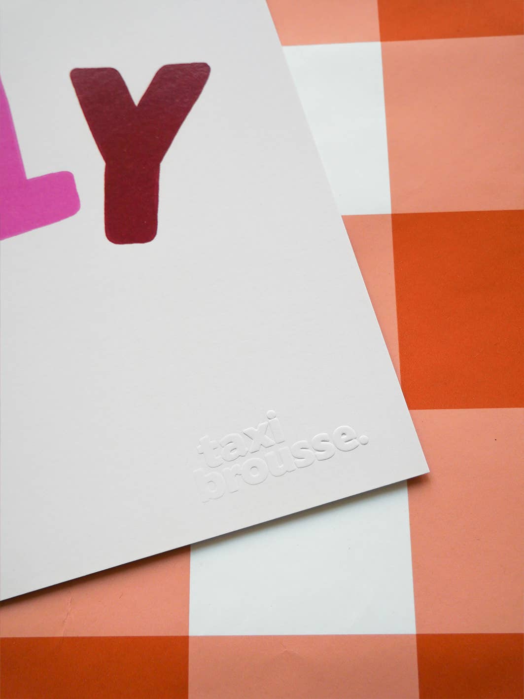 Taxi Brousse – Engroshandel Plakat – Kunsttryk 30x40 cm – GLAD FAMILIE – Farverig illustration2