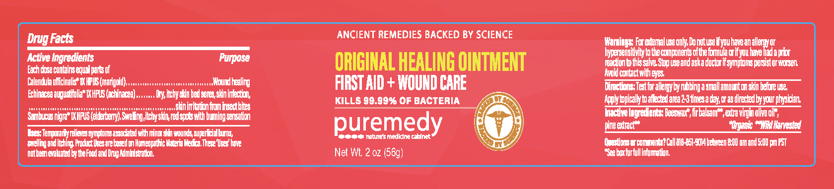 Puremedy - Vendita all'ingrosso Unguenti/Balsami/Creme curative - Original Healing Unguento 1oz1