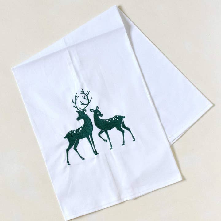 Towel - Buck and Doe Deer for wholesale by Vibrantly Blue