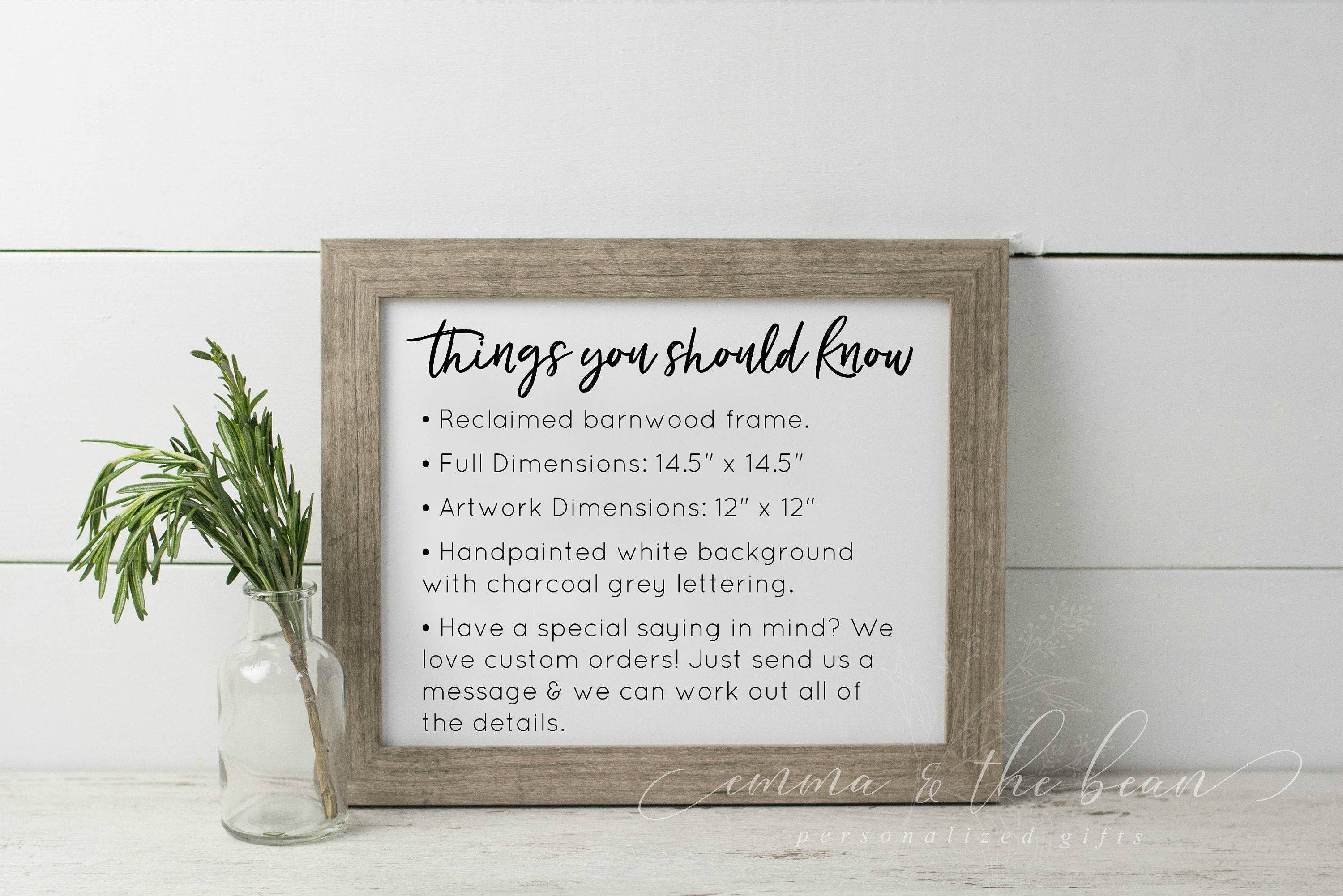 Emma and the Bean - Wholesale Sign - The Days Are Long But the Years Are Short Wood Sign2