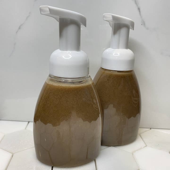Liquid Foaming Black Soap for wholesale by Shea Bath