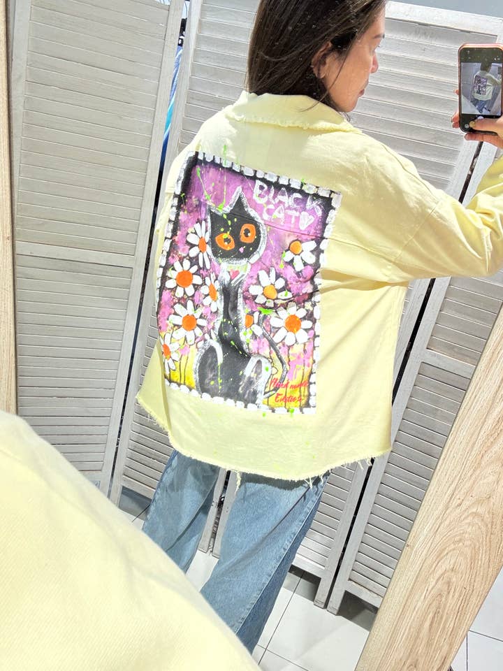 Oversized Printed Jacket for wholesale by VICTORIA&ISAAC