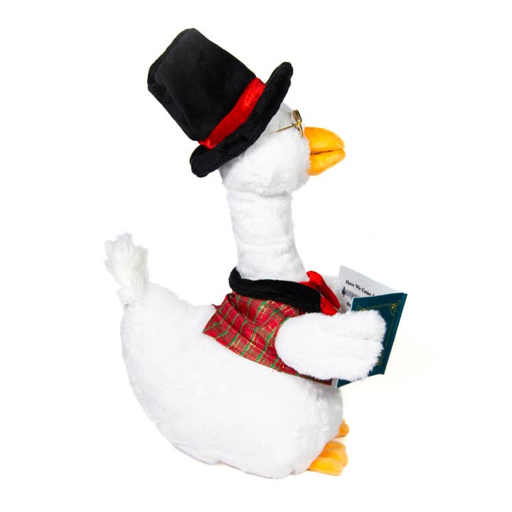 Cuddle Barn, Inc. - Wholesale Stuffed/plush toy – Kids & baby - Carolin' Father Goose (Animated Singing Christmas Plush Toy)4