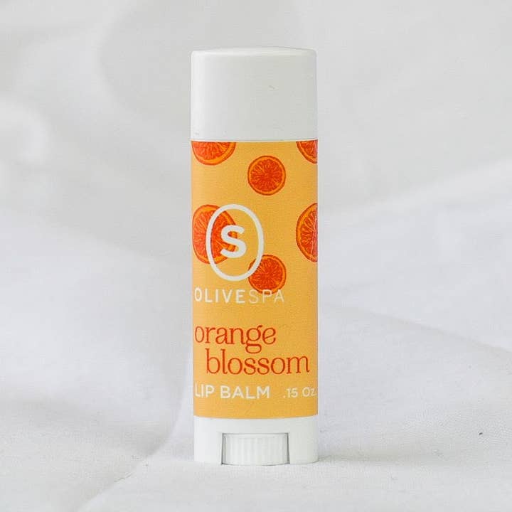 Orange Blossom Lip Balm for wholesale by OLIVESPA