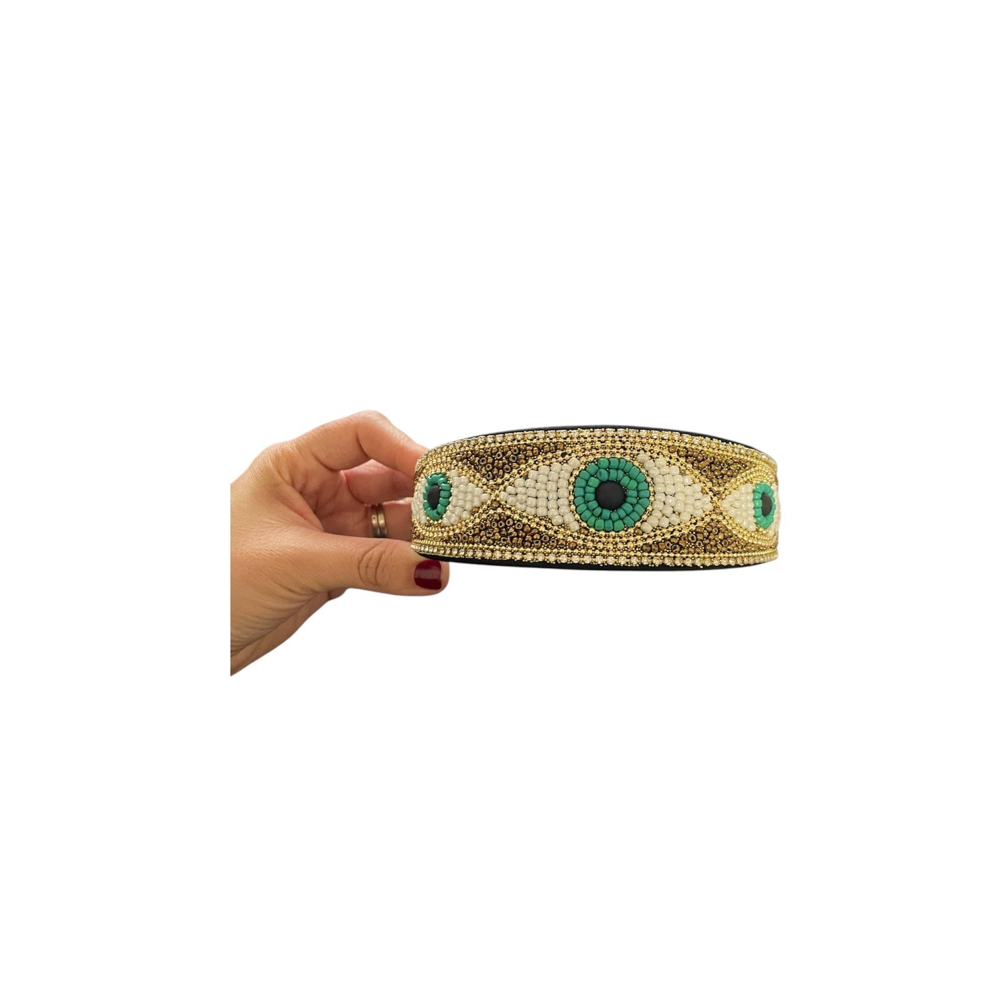 Boutique Femade ® - Wholesale Fashion Headband - Women's - Gold Evil Eye Headband2