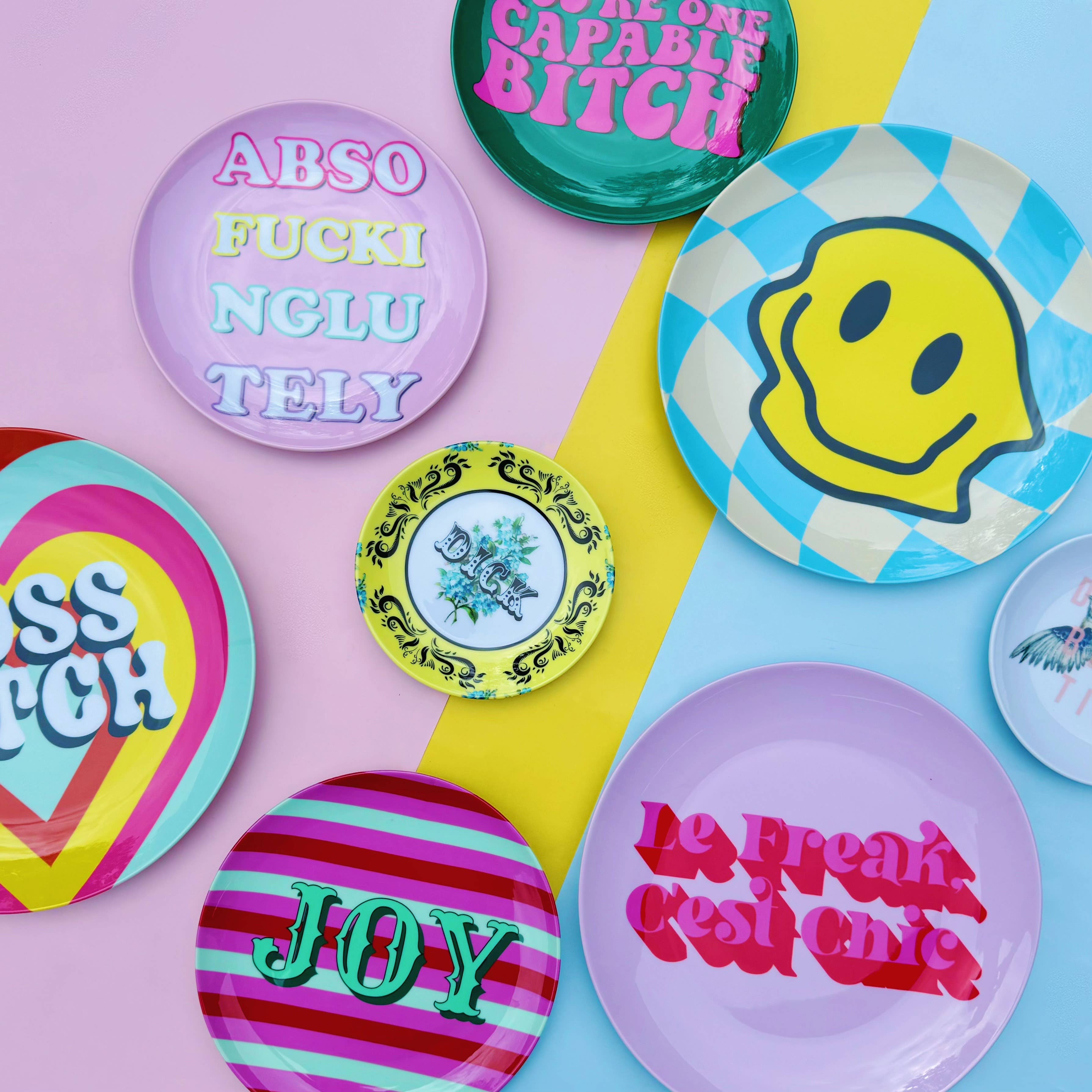 ART WOW – Prato por atacado – Placas 'Boss Bitch' de Giddy Kipper2