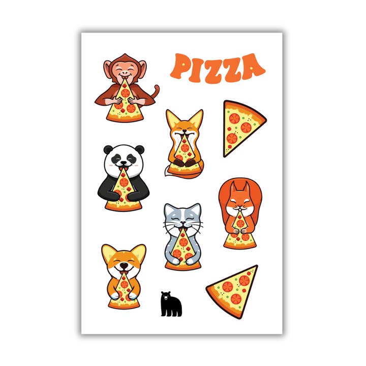 Slice To Meet You for wholesale by Four Bears Sticker Club
