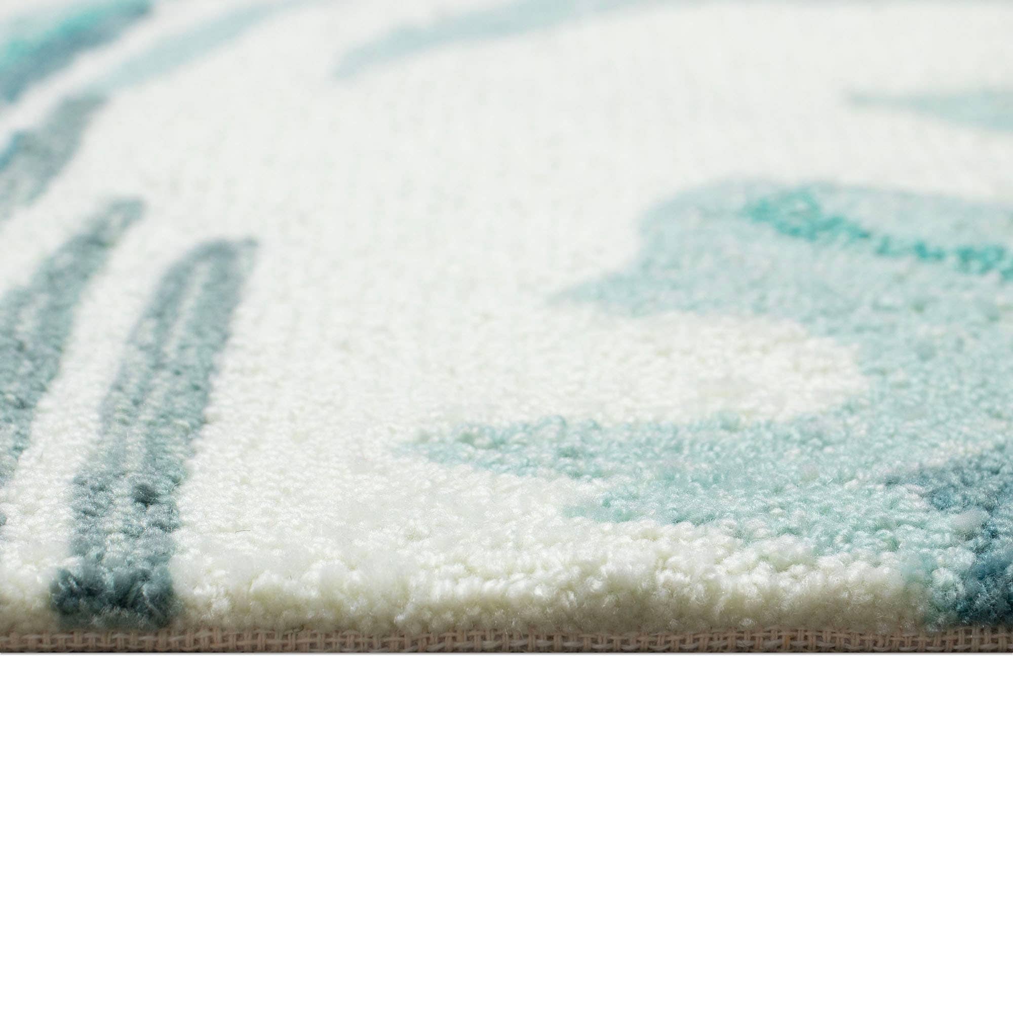 Liora Manne Capri Wave Indoor/Outdoor Rug Aqua for wholesale on Faire3
