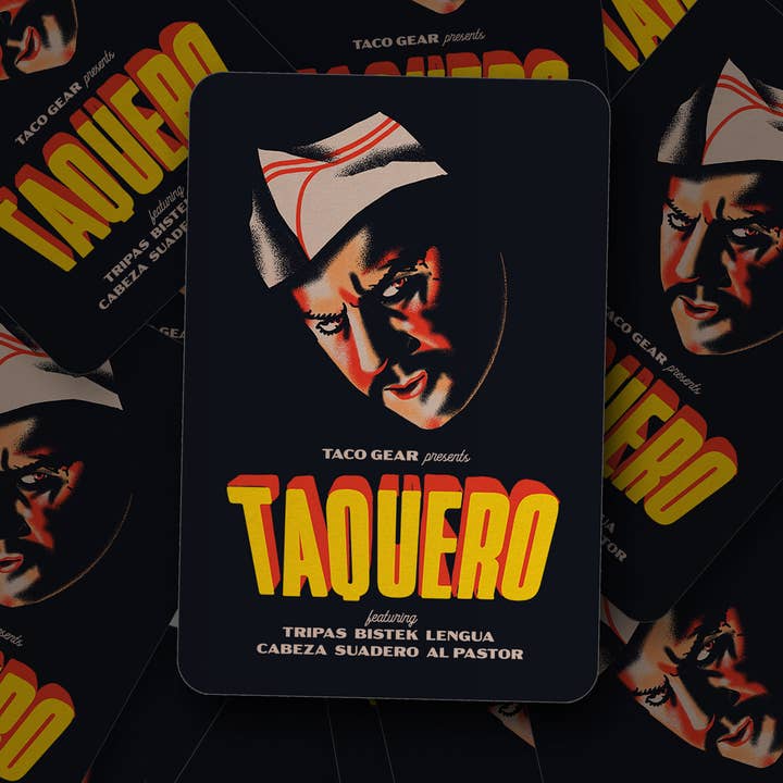 Taquero - A Classic Tale Sticker for wholesale by Taco Gear