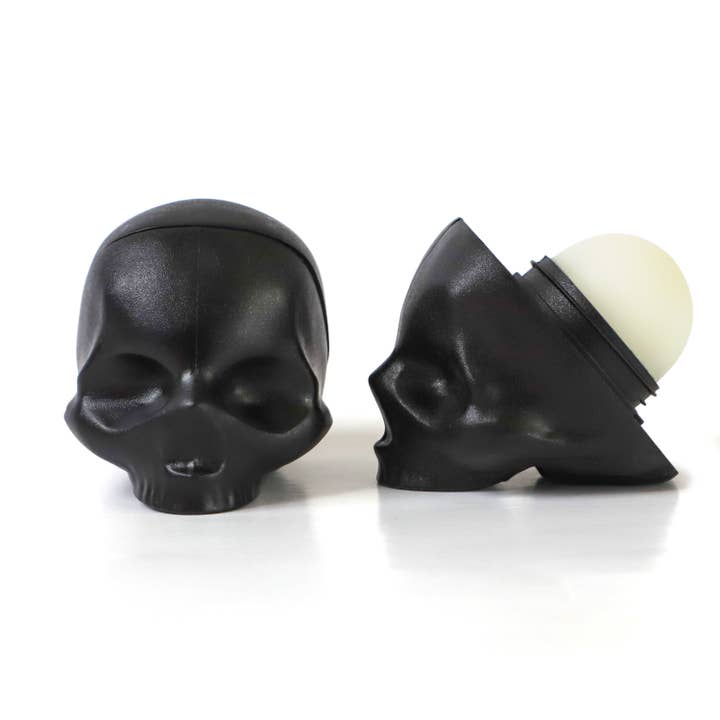 Black Skull Lip Balm 100% Natural for wholesale on Faire
