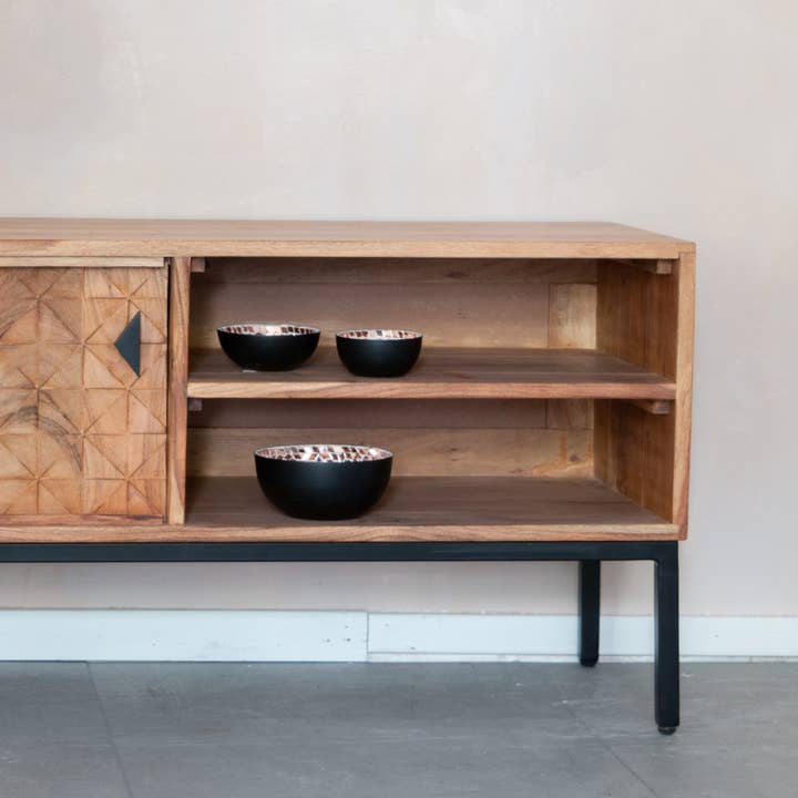 EARTHWARE - Wholesale Console Table - Colombo wood TV cabinet3