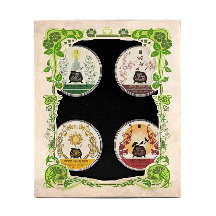 Boxed Gavesæt Krop Butter Sampler for engroshandel hos Soap Cauldron