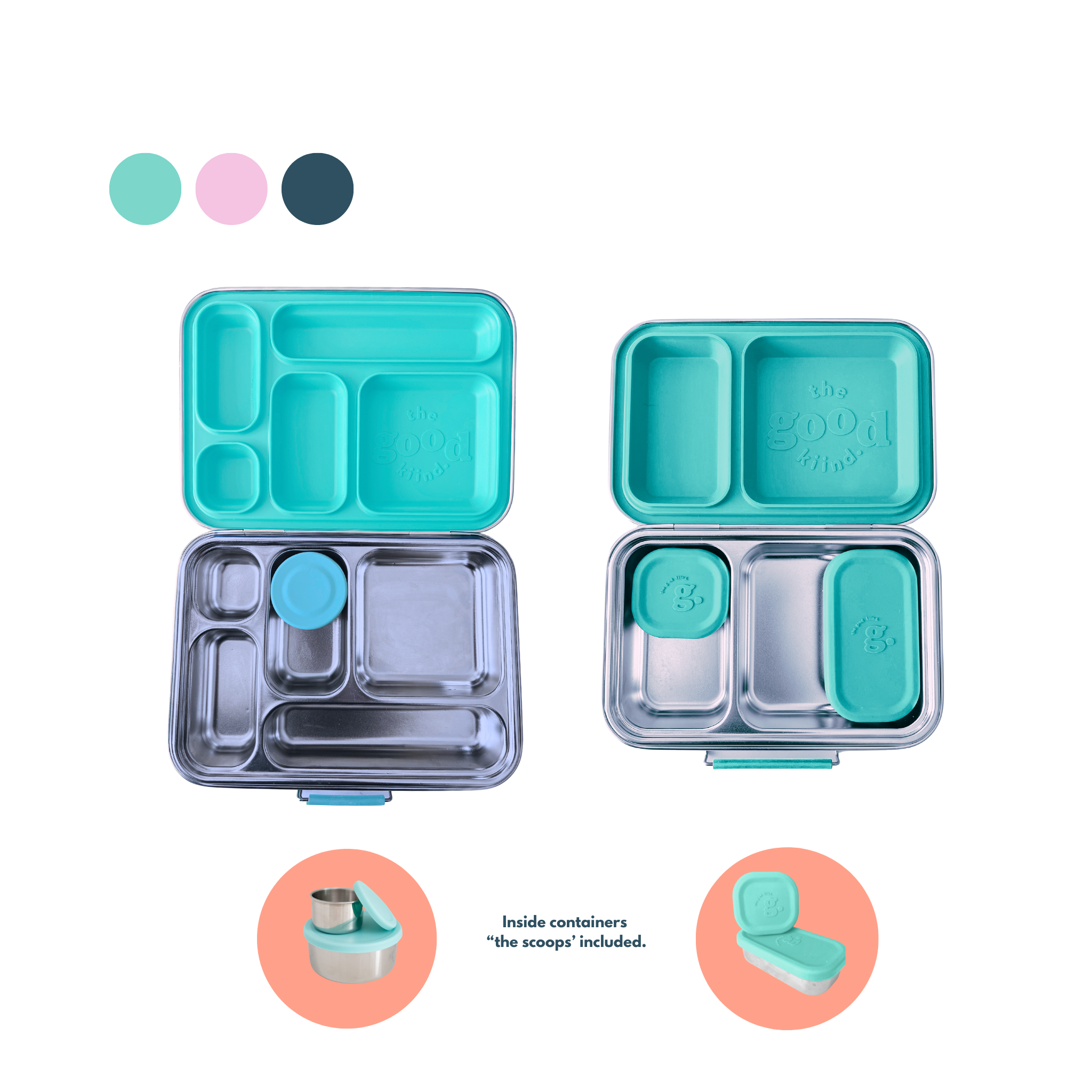 The Good Kiind - Wholesale Lunch Bag/Box - Kids - Lunch Box for Kids: The Snacker™ + The Explorer™ Mixed Case2