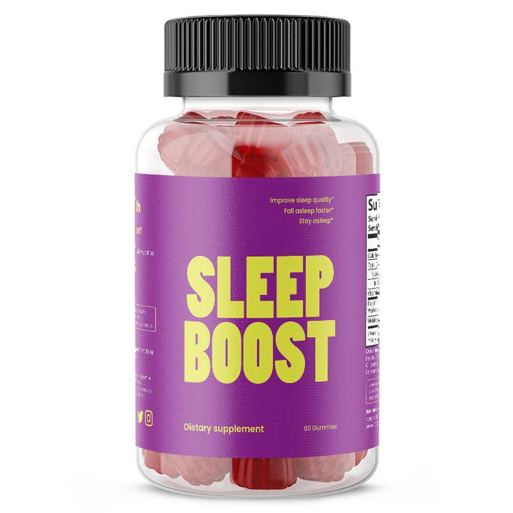 Gummies Sleep Boost : Aide au sommeil entièrement naturelle (60 bonbons gélifiés) pour la vente par VB Health